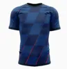 Croatie Soccer Jersey 2024 Euro Cup 2024 Croatie National Team 24 25 Football Shirt Kit Kid Kit Home White Away Blue Men Uniform Modric Kovacic Pasalic Perisic