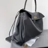 B Rodeo Bag Women Tote Shoulder Bag Leather Black Handbag Fashion Luxury Bags u2F9#