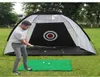 Golf Hitting Cage Indoor 2M Golf Practice Net Tent Garden Grassland Practice Tent Golf Training Equipment Mesh Mat Outdoor Swing 29575202