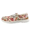 Casual Shoes INSTANTARTS Mushrooms&Florals Lace-up Flats Men Women Indoor Outdoor Sneakers Unisex Fashion Slip On Loafers