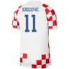 Croatie Soccer Jersey 2024 Euro Cup 2024 Croatie National Team 24 25 Football Shirt Kit Kid Kit Home White Away Blue Men Uniform Modric Kovacic Pasalic Perisic