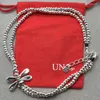 Chains 2024 UNOde50 European And American Selling High Quality Exquisite Dragonfly Necklace Women's Romantic Jewelry Gift Bag