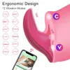 Приложение приложения Bluetooth G Spot Dildo Вибратор женский беспроводной пульт дистанционного управления вибрационным клитором стимулятор секс -игрушка для трусиков женщин