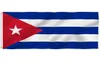 Kuba kubanska flaggor 3x5ft nationell hängande alla länder Digital tryck inomhus utomhus med livlig färgbras GROMMETS8463623