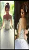 Dit la robe de mariée de la robe de bal mhamad 2020 vestidos de noiva robes nuptiales à manches longues avec cristaux sweet widding8929335