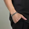 GL8J -Kette VNOX 6/8/10/12mm Kubanische Kettenarmbänder für Männer Frauen Feststoff aus Edelstahl Bordsteinkette Wristband Schmuck D240419