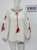 EWQ Sweet Style Women Shirt Pullover Camirt RACCODIA BANDAGGIO BANDAGGIO VINECK VINCIPA SUGGERIMENTO SIMMINITÀ SIMMA SN0452 240416