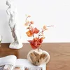 Vazen handgemaakte vaste houten vaaswand hangende creatieve bloem arrangement pot ornamenten eenvoudig decoratieapparaat