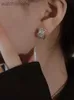 Dames topklasse Vancelfe originele designer oorbellen s sterling verzilverde caleidoscoop oorbellen licht luxe minimalistische sieraden met logo