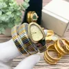 WomenWatch Quartz Watch Fashion Watch Serpentine Orologi 33 mm in acciaio inossidabile orologio oro