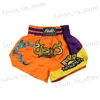 Mäns shorts Raja Muay Thai Shorts Cool Printing Barn Vuxen Fight Boxing For Men and Women Lose Fight Boxing Shorts MMA Pants Wholesale T240419