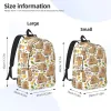 Väskor Capybara Yuzu Onzen Bath For Teens Student School Bookbag Daypack Elementary High College Sports