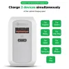2024 AC Quick Charge QC3.0 PD 충전기 18W 25W USB 유형 C 휴대폰 벽 충전기 Adapter for iPhone Samsung Eu US US 플러그 듀얼 포트 빠른 충전기
