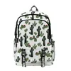 Mochila Harajuku Funny Beautiful Flores Estudiantes Bolsas escolares Unisex