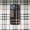 Cell Phone Cases English style stripes suitable for iPhone 15/14/13/12 promax 11 phone case XSXR minimalist 7 trendy H240419