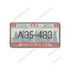 Metallmålning 2023 American States registreringsskylt tennskyltar vintage affisch Kalifornien Florida Jersey Texas Hawaii Plates Pub Club BA DH7YE