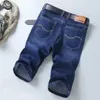 Summer Men Short Denim Jeans Thin Casual Cool Pants Short Elastic Daily High Quality Byxor Ankomster 240416