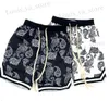 Męskie spodenki 2022 HARAJUKU Strtwear Shorts Mężczyzn Mężczyzny wzór bandana moda letnie spodenki Hip Hop swobodne dna Elastic Wais Man Casual Pants T240419