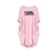 Designer Letters Women Karl Casual Loose Karl Lagerfield Woman Dress Letter Spring herfst Big Size 4xl 5xl Plus Size Karl Lagerfield Bag kleding Jurk 751