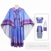Asha Cosplay Costumes Girls Dress with Cloak Accessories Outfits Christmas Halloween Children's Day Kids Princess Dresses Z7777