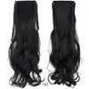 human curly wigs Wig womens long curly hair strap wig ponytail seamless hair extension ponytail braid