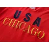 Men's T-Shirts Plus Size 7XL 100% Cotton Summer Mens Polo Shirt High Quality Short Sl Chicago Letter Embroidery Casual Red Mens T-shirt J240419