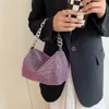 Bag Luxury Rhinestone Chain Crossbdoy Female Portable Small Handbag Women Underarm Pillow Design Clutch Shoulder Purse