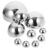 Decorative Figurines 10 Pcs Stainless Steel Garden Mirror Ball Gazing Balls For Gardens Outdoor Globe Seamless