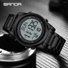 Zegarek SANDA 6160 Outdoor Sport Watch 5atm Wodoodporne cyfrowe zegarki LED DATA Tydzień Barmowy dla mężczyzn Kobiety renOJ hombre