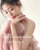 Robes de fête Xijun Rose Ruffles Tulle Tulle Evenage Corée Femmes Sans manches Pleat a brisé une ligne Robes de bal princesse Robe formelle 2024