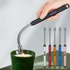 New Electronic Pulse Igniter with 360-degree Bendable Hose Lighter for Home Kitchen Candle Aromatherapy