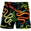 Men's Shorts Cute Serpent 3D Print Men Women Kid Y2k Boho Style Casual Short Pants Summer Oversize Cool Mens Swim Sport Beach