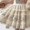 Scherma dolce splendida gonna in stile lolita principessa donne eleganti ricami in pizzo in pizzo garly girly kawaii festa alta kawaii