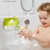 Sand Play Water Fun Fun Toys Baby Battle Bubble Machine Castle Dinosaur Music Toy Tough Bubble Maker Automatico IP6 Impicchieri Toys L416