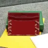 حاملي البطاقات 7A جودة GY LEATHER WALLETS مصمم حامل البطاقة المحفظة بالرجال والنساء محفظة GO YARD حامل بطاقة المفتاح مع مربع الجملة بالجملة