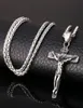 Anhänger Halsketten Mode und süßes Kreuz mit Ketten Halskette Schmuck Geschenke für Menschen religiös Jesus3540686