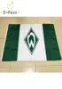 SV alemão Werder Bremen 35ft 90cm150cm Bandeira de bandeira de bandeira de poliéster Decoração voando Home Garden Bandeira Festiva Presentes6457502