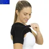 Ajuste a ginástica respirável Sports Care Suplond ombro de suporte traseiro guardar strap wrap band bandas de faixas de faixas de faixas pretas homens/mulheres