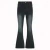 Women's Jeans 2024 Low-waisted Slimming Wash Water Leisure Spice Street Style Denim Bell Bottoms Boyfriend For Women