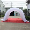 Multiple usage 6x3.5x3mH (20x11.5x10ft) with blower inflatable tunnel tent with LED lights,event entrance tunnels with blower