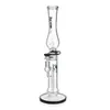 Phoenix 16'' Glass Water Bongs With Helix Function Smoking Water Pipes Glass Bong Hookah Waterpipes Smoking Pipe Detachable Waterpipes