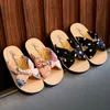 Sandalen Pudcoco Schattige en comfortabele meisjes Sandalen Boho Sponge Softy Casual Cloth Sandals voor binnen- of buiten 240419