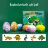 Bubble Bath 6pcs Spa Bathbomb Simple Operation Bath Bombs Safe Nutle Kids Dinosaur Essentiële olie Badbommen Spa Tool Dagelijks gebruik D240419