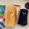 Capacity Kids Gift Organizer Bag Pencase School Stationery Cartoon Pencil Case Plush Toast Bread Pen