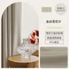 Cortina espessada de chenille leite chá cortinas de cor para sala de jantar quarto quarto de sombreamento alto luxo de luxo moderno simplicidade personalizada