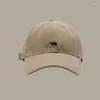 Kogelcaps mode honkbal pet voor vrouwen en mannen borduurwerk ijsbeer hiphop snapback katoenen zon hoeden universitair vaste kleur vizier