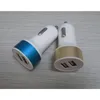 2024 Mini Metal Car Charger Dual USB Car Phone Charger QC 3.0 QC 2.0 Quick Charger 3.0 Charcer-Charge Charging for Xiaomi Mi 10 Pro Car