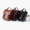 Ryggsäck xmessun äkta läderväska för kvinnliga modemärken högkvalitativa damer dubbel axel stor kapacitet resor