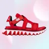 Berühmte Sommer Loubishark Sandals Flats Schöne Mesh Schuhe atmungsablöschte Schuhe EU38-46 mit Box7198375