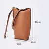 Umhängetaschen echter Leder-Eimer-Taschen Handy Handtasche Mini Retro Handtaschen Frauen GN-SB-FGMNXB